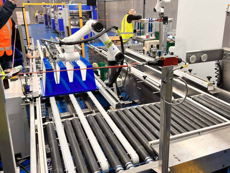 Advanced PLC systems integrated with automated machinery